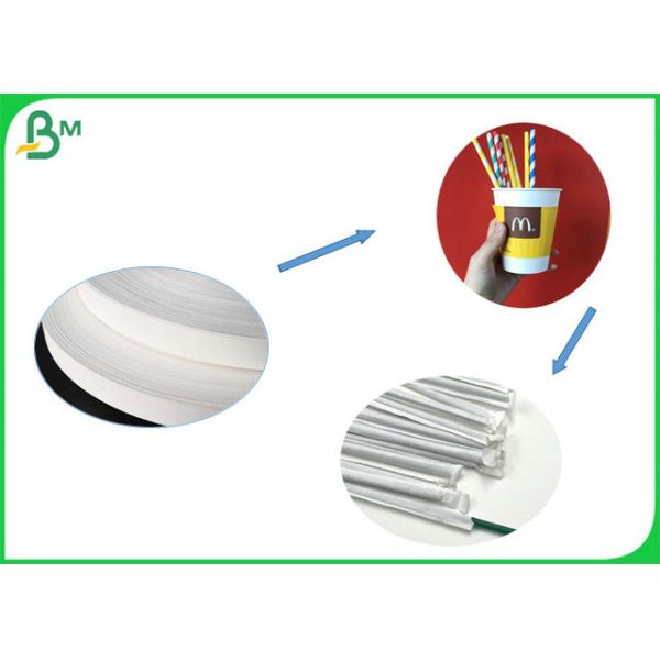 FDA Safety Certificated 26gsm 28gsm 30gsm Food Grade Straw Wrapping Paper Roll