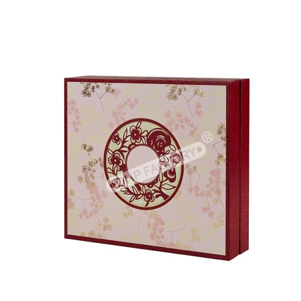 Custom Best Makeup Red Top And Base Eva Insert Boxes For Cosmetic Package