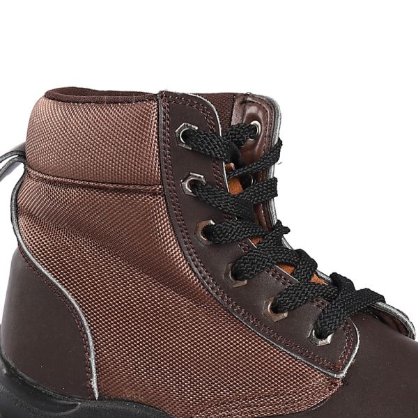 Oil Water Resistant Men Industrial Groundwork Safety Shoes Anti Slip Steel Toe
