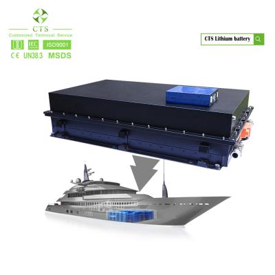 Bateria de lítio elétrica 300kwh do ev do ônibus de CTS 250kwh, bateria de 614 volts para o barco elétrico