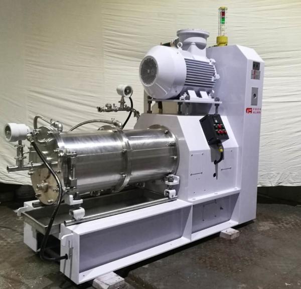 10um Disc Horizontal Bead Mill Machine Oil Based Wet Grinding