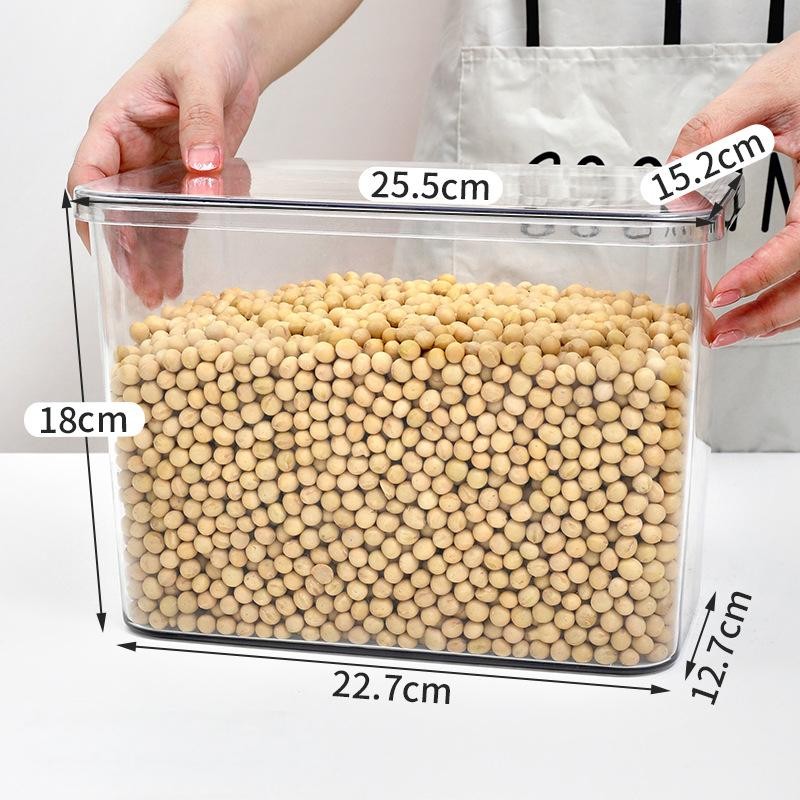 PET Thickened Storage Box Moisture-Dust Proof Rectangle Plastic for Multi-Grain Snacks & Clothing Load Capacity 5kg