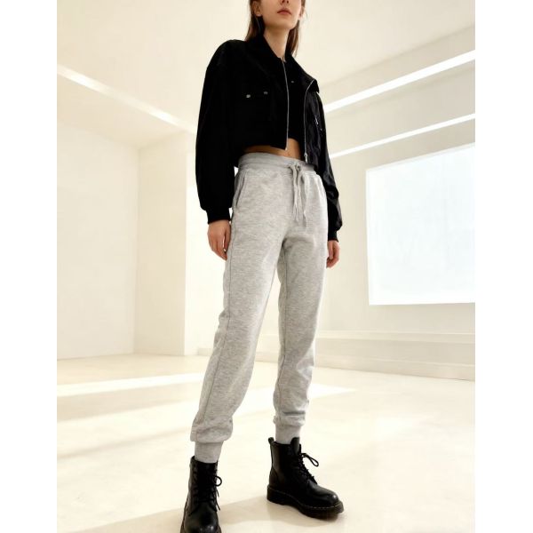 Women's Multi-Color Tapered Jogger Pants - Casual Cotton-Blend Sweatpants
