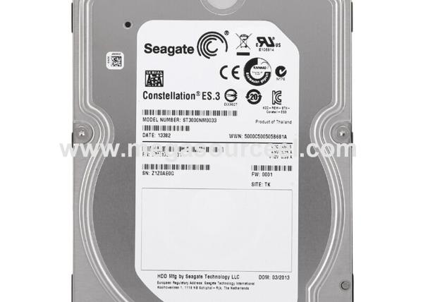 Seagate Constellation ES.3 3 TB Internal HDD - 3.5 - ST3000NM0033 - SATA 6Gb/s - 7,200 rpm
