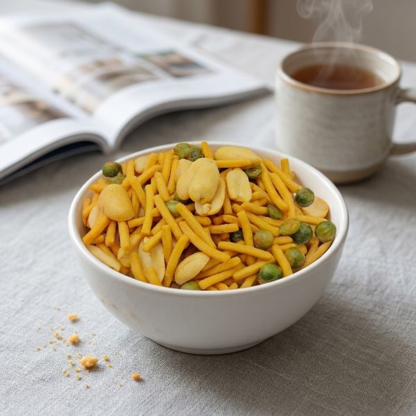 Triple Crunchy Texture Beans Mix With Sticks - Perfect Savory Flavor Ready-to-Eat Soya Bean Snacks
