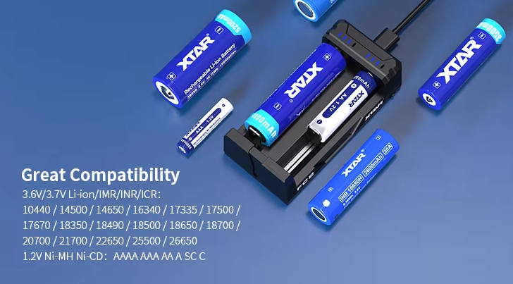 5V 2A 18650 Battery Charger  Desktop Battery Charger For Ni CD