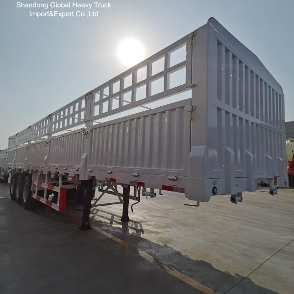 3-Axle Fence Semi Trailer for Livestock and Bulk Cargo Transport