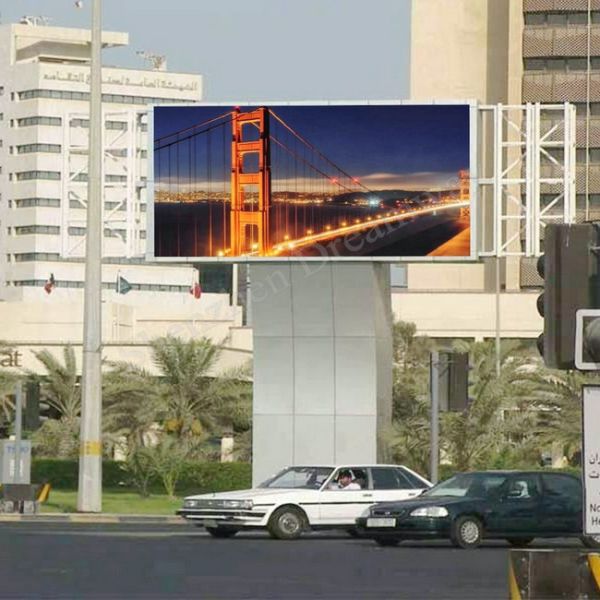 1R1G1B Outdoor LED Signs , Led Video Screen Rental 10mm Pixel Pitch For Advertising