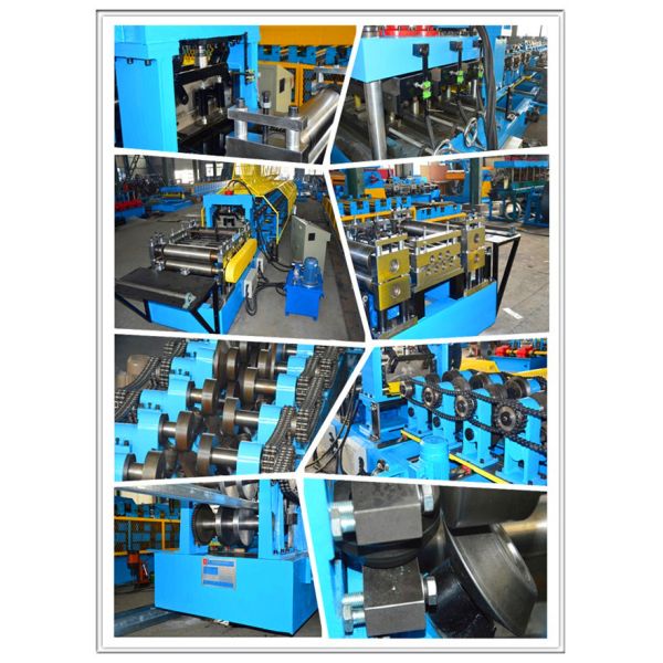 C / Z Purlin Roll Forming Machine , Cold Roll Forming Equipment High Efficient