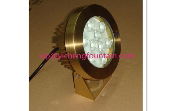 Fully Brass Underwater Fountain Lights 196mm Height 139mm Diameter Of Different Lighting Angles