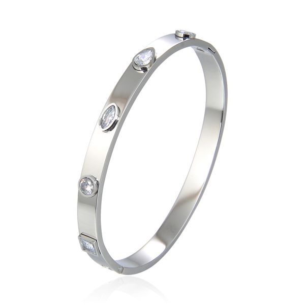 12g CZ Diamond Gold Bracelet