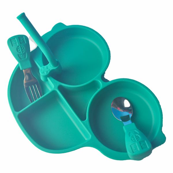 Baby Feeding Silicone Spoon Set Customized Car Shape Bpa Free