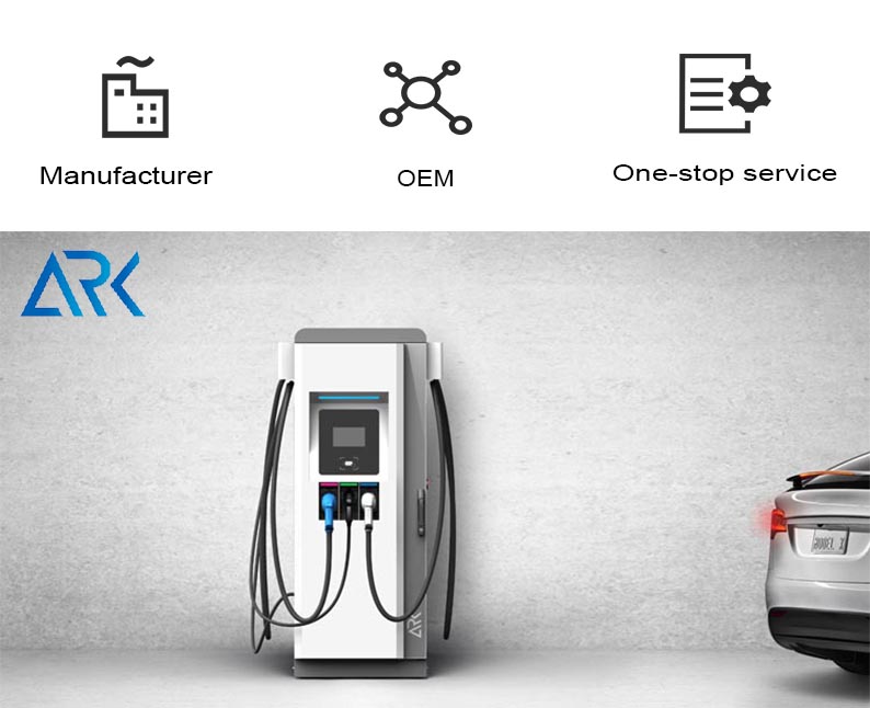 Масштабируемый заряжатель 60KW 150kw DC быстрый с DC AC Chademo CCS EV интегрированным заряжателем