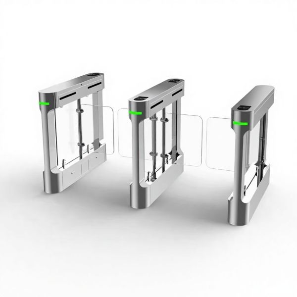 TW-XMY High End Pedestrian Turnstile Gate , Flap Barrier Access Control System