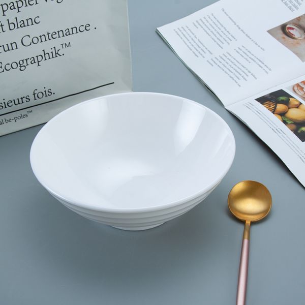 A5 8.5 Inch Melamine Ramen Bowl For Banquet Food Court