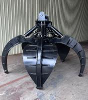 Garra mecânica da casca alaranjada de quatro dedos, PC KOBELCO do CAT de Rock Grapple For da máquina escavadora