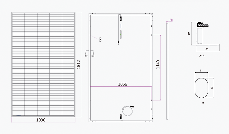 Bluesun Full Black Shingled Solar Panel 410W 415W 425W 440W 480W All Black 425watt Solar Panel Price