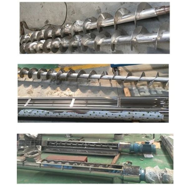 Heat Resistant Customized Carbon Steel Screw Conveyor and Spiral Conveyor