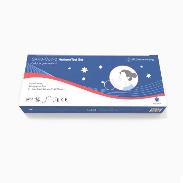 Class III SARS-CoV-2 Rapid Antigen Test Home Kit Self Test Oral Version 2 Years Shelf Life Australia
