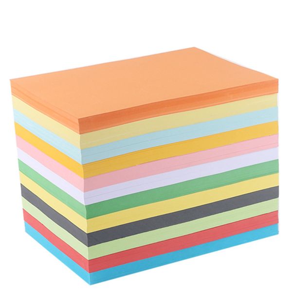 Ремесло картона 80gsm 90gsm Origami покрасило бумагу для детей DIY