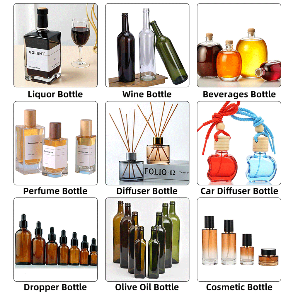 Custom Printed High Flint Glass Vodka Bottle 750ml For Spirit Packaging