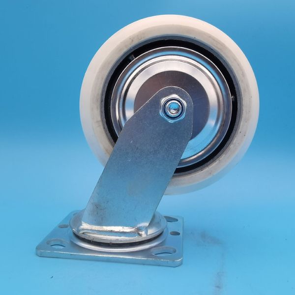 Non-Marking PU Industrial Heavy Duty Wheel Caster Singel  4  Casters Lockable Brake Swivel For Warehousing And Logistics