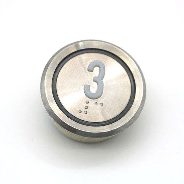 Latest Modern Stainless Steel Elevator Lift Button with Braille for Hall Use