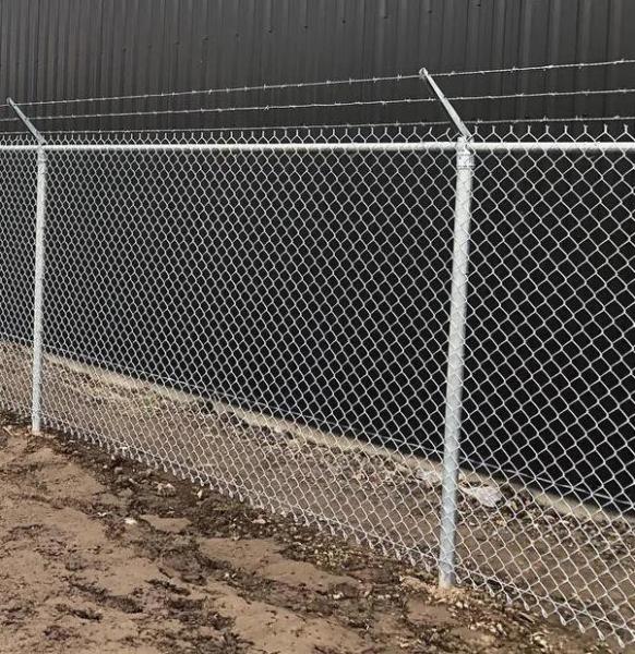 Galvanized Chain Link Fence Diamond Shape Wire Mesh Fence