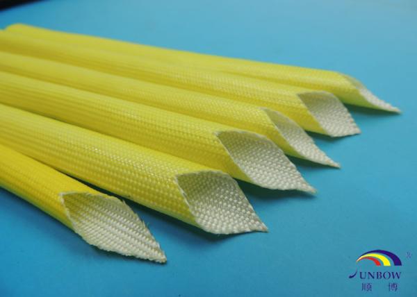 High Performance Flexible Acrylic Coated Fiberglass Sleeving / Braided Fiber-Glass Sleeve