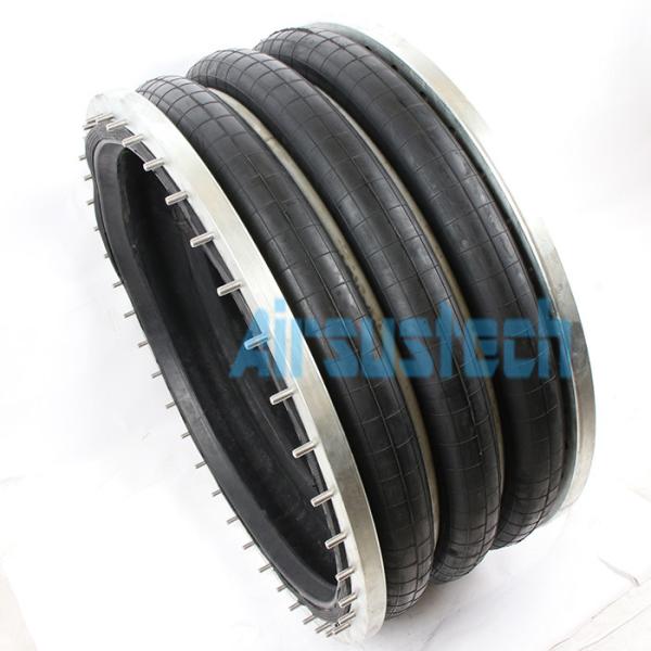 Air Actuator Firestone W01-M58-6971 Air Bags Triple Convoluted Air Springs Assembly