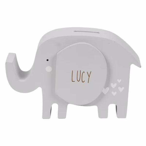 Personalised Engraved Lion Money Box Bank Kids Savings Pocket Money Piggy Bank  Wooden Animal Money Box Gift for Babies