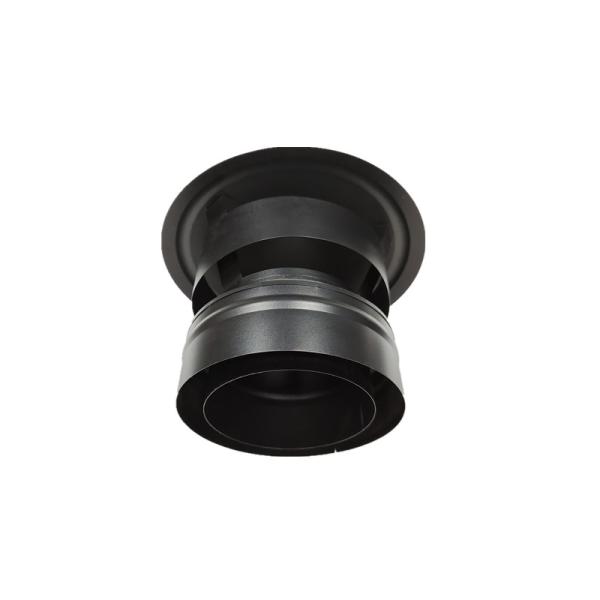 255mm Height SS Chimney Flue Rain Caps Twin Wall Spigot Lock