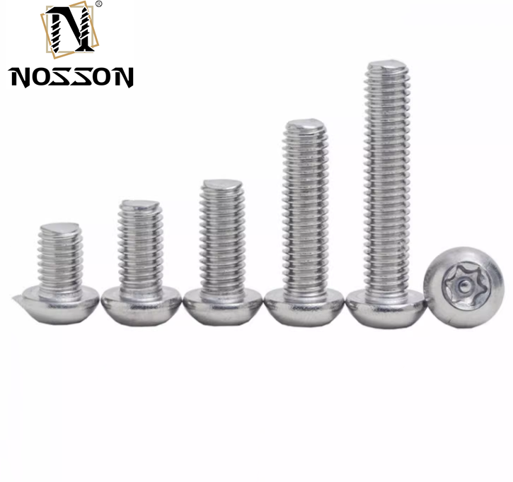 JIS Standard Tamper Proof Bolt Flat Head Security Screws Torx Pin Anti Theft Machine Screw M3 M4 M5 M6 Metric Standard