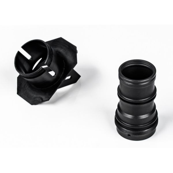 Черный яркий оксид AL6061 AL6063 Детали станковой обработки на заказ CNC станковой обработки Металлические детали