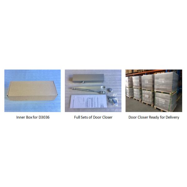 Fire Rated Heavy Duty Door Closer , Eurospec Parallel Arm Door Closer