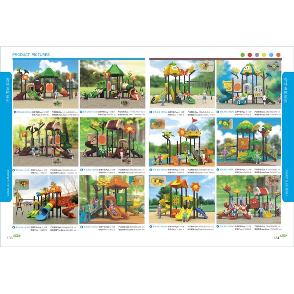 Amusement Park Equipment Large Outdoor Slide Set Environment Friendly