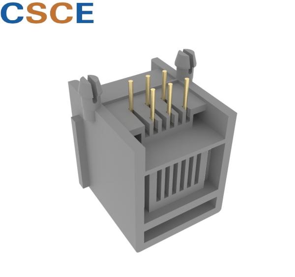 5523 Series Tab up  RJ11 Modular Jack Single Port Female  For Telephone Jack At The Right