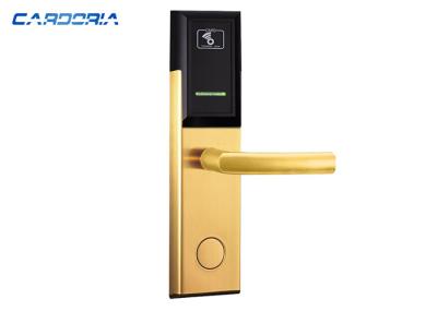 Stainless Steel Case Hotel Door Locks , Magnetic Key Card Locks For Hotel Access System