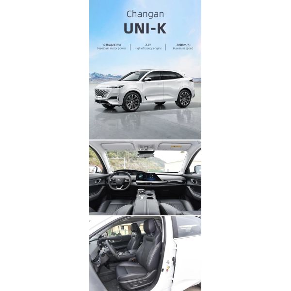 12.8 Inches Changan Uni-K 2023 Smart Cool Edition 1.5t The Future of Hybrid Vehicles