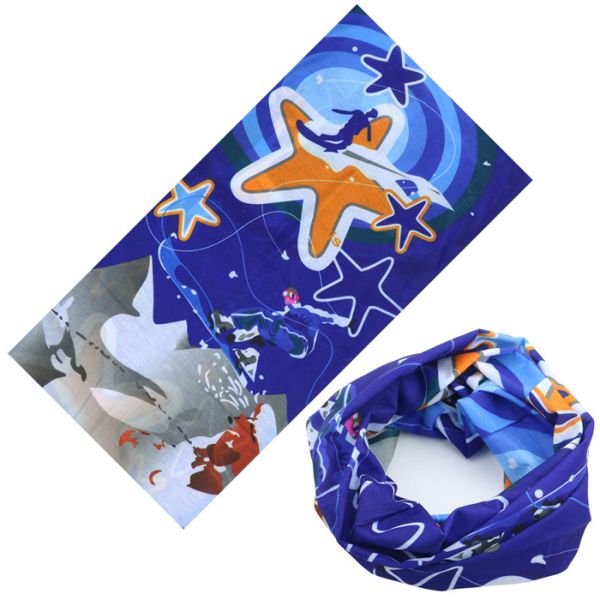 Unisex Hot Transfer Foil 100 Polyester Bandana