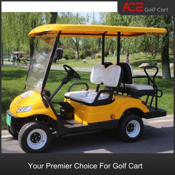 Multiple Colors 4 Seater Golf Cart With Self Adjusting Steering System