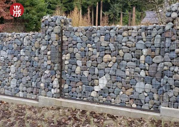 4mm Rockfall Protection Gabion Wall Baskets Box For Stone Cage