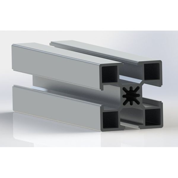 5.3mm Hole 30 * 30 T Slot Aluminum Profile 1.2mm Wall Thickness High Strength