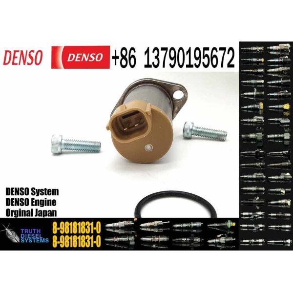 4HK1 6HK1 soupape de contrôle d'aspiration de pompe à carburant moteur 8-98181831-0 8981818310 soupape solénoïde de pompe à haute pression