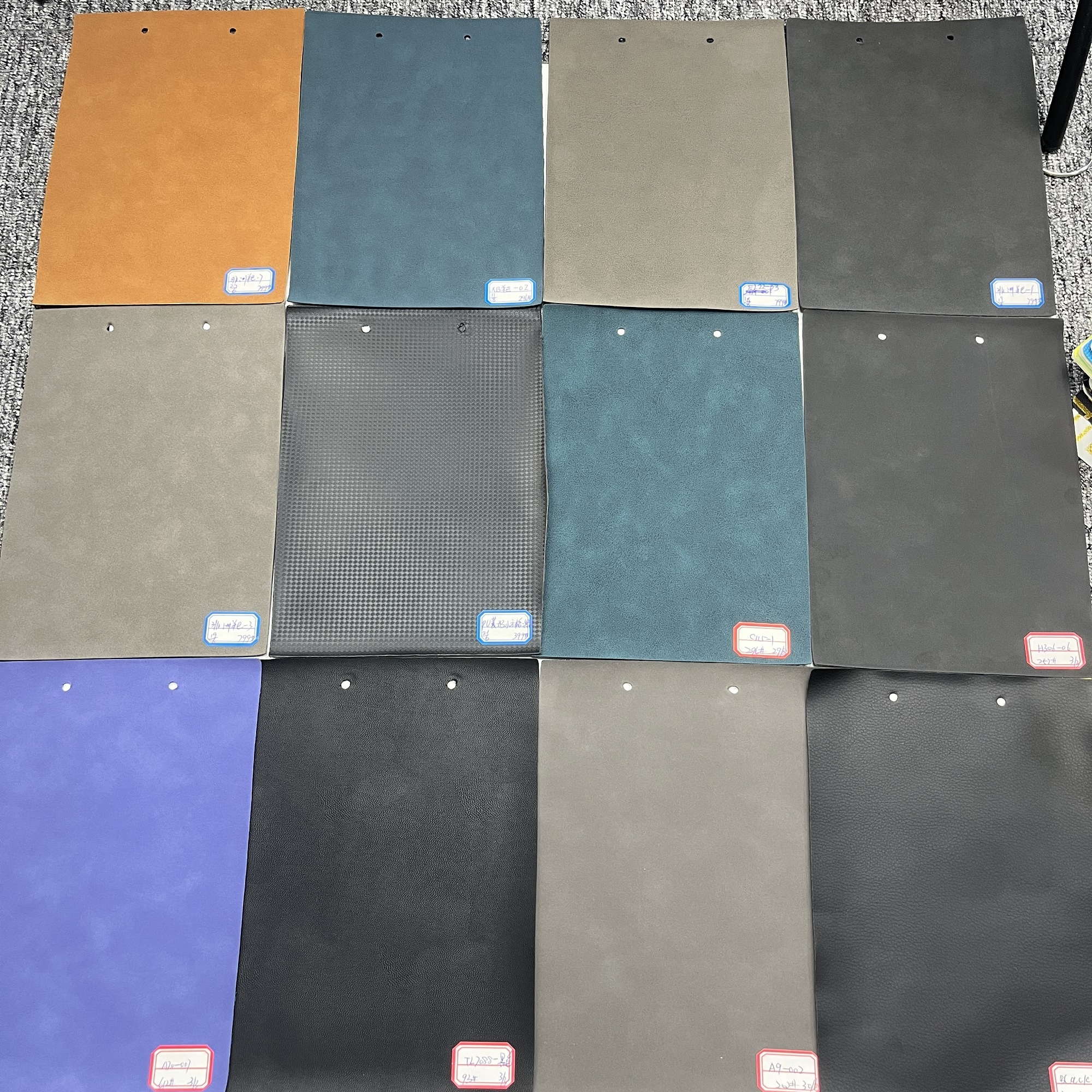 PVC Microfiber Comfortable Synthetic Leather Fabric PU Leather for Car Seats and Sofas