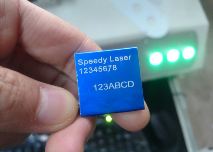 Уплотнений безопасностью металла лазера Нанкина машина принтера Engraver лазера машины маркировки лазера скоростных стальных промышленная