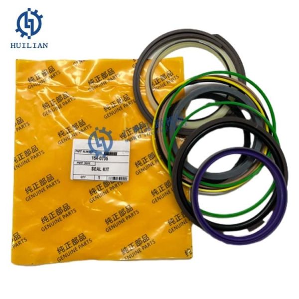 Excavator rpilar 456-0199 231-6844 Hydraulic Cylinder Oil Seal  154-0735 154-0757 154-0748 Boom Cylinder Seal Kit Repair Seal