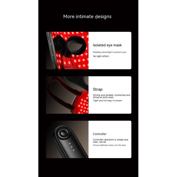 Hight Quality Medical Beauty Led Mask with Led Light Therapy Face Mask Infrared Led Mask Silicone