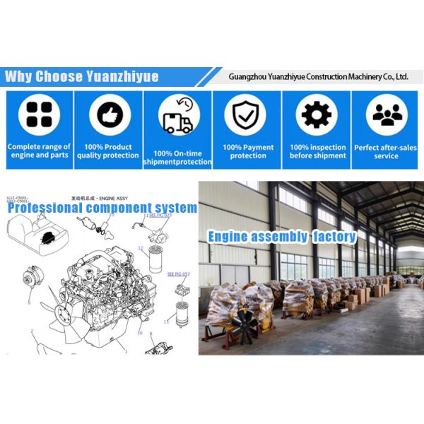 6D34 Engine Motor 6D34T 6D34-T Engine Assembly for Mitsubishi 6D34 D06S2 Engine