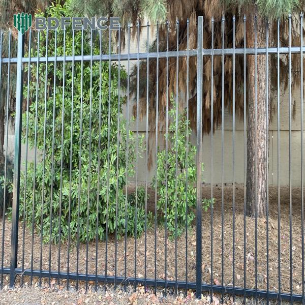 Grip-Enhanced Steel Powder Coated Tubular Fencing Non-Slip Surface
